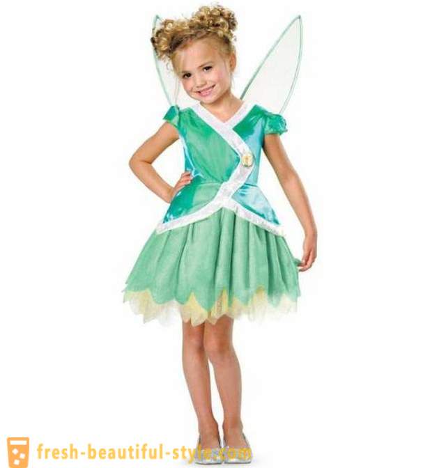 Tinkerbell kostium dla dziewcząt z ich rąk