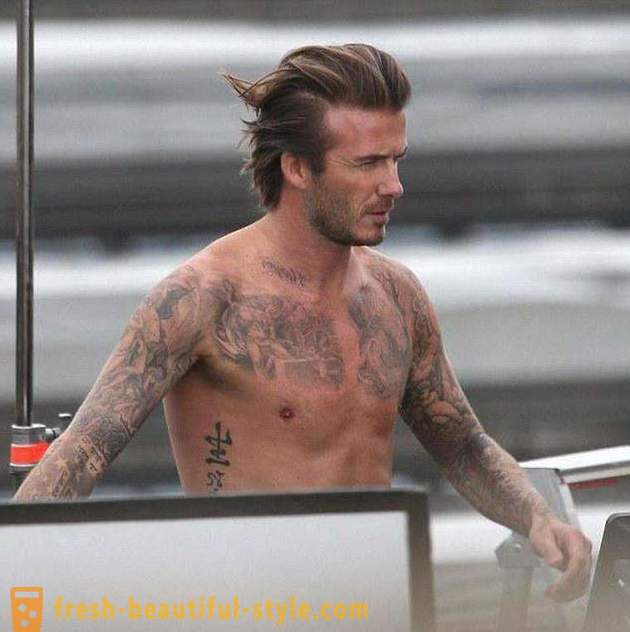 40 tatuaż Beckham: ich interpretacja i miejsca na ciele