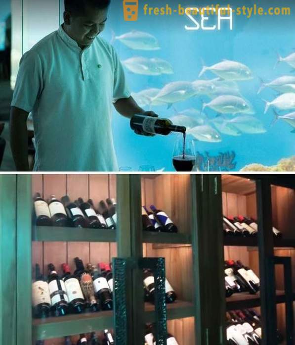 Luksusowe podwodna restauracja na Malediwach