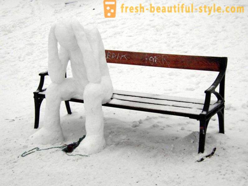 Co więcej, można rzeźbić na śniegu