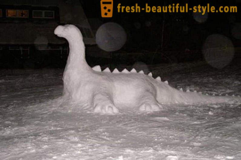 Co więcej, można rzeźbić na śniegu