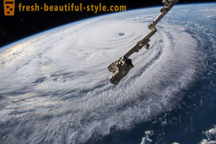 Hurricane „Florencja” widziana z kosmosu