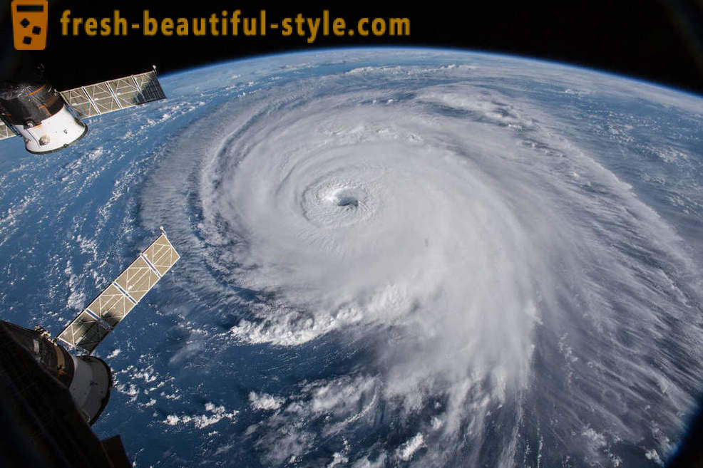 Hurricane „Florencja” widziana z kosmosu