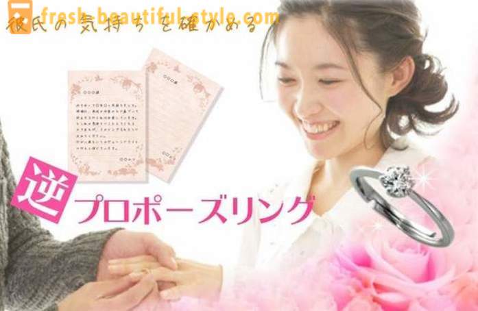 Oryginalny japoński serwis dla dziewcząt udając się ożenić