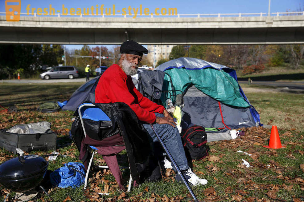 Bezdomnych w USA