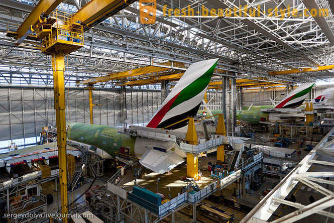 Jak zbudować A380 i jak wyglądają w środku