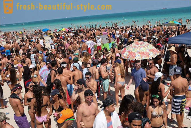 Jak amerykańscy studenci spędzają swoje wakacje w Miami