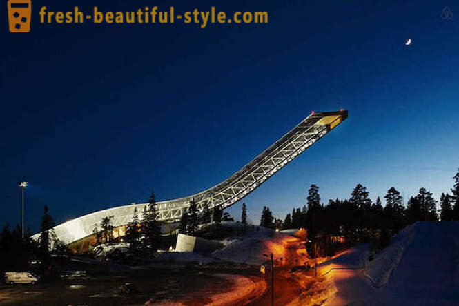 Niesamowite penthouse na skoczni narciarskiej