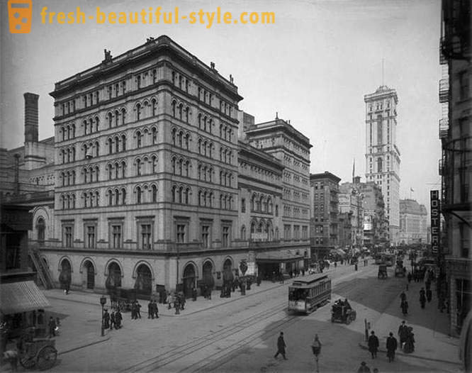 Piękny stary budynek w Nowym Jorku, które już nie istnieją