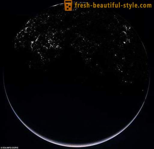 Widok z orbity na Ziemię