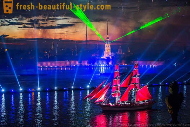Jak wspomniano Scarlet Sails 2014 Petersburgu