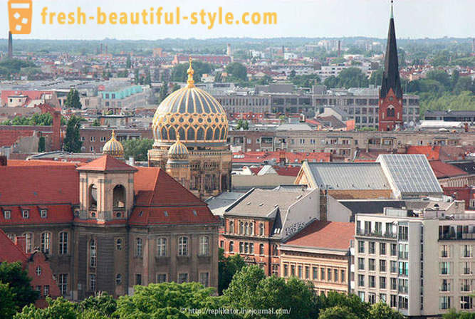 Berlin od wysokości Katedra w Berlinie