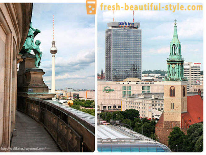 Berlin od wysokości Katedra w Berlinie