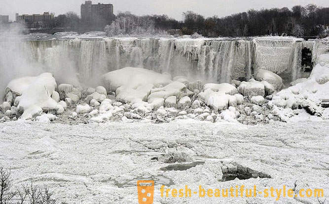 10 fascynujący obraz zamrożone Niagara