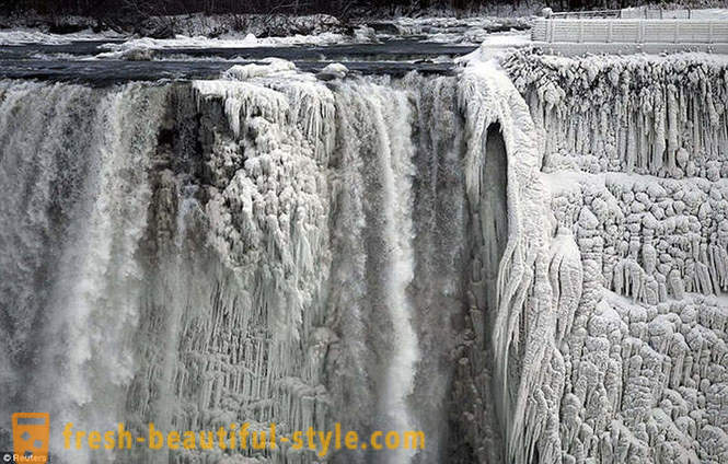 10 fascynujący obraz zamrożone Niagara