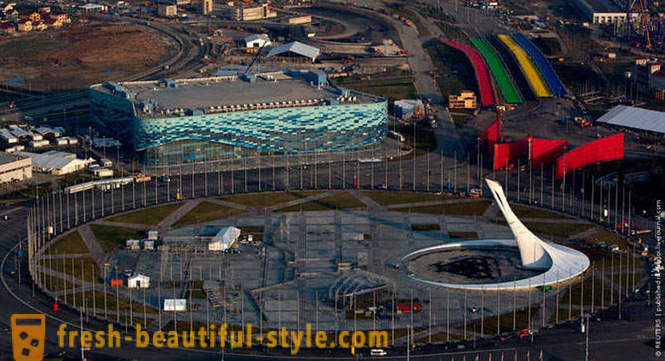 Olympic Park z helikoptera