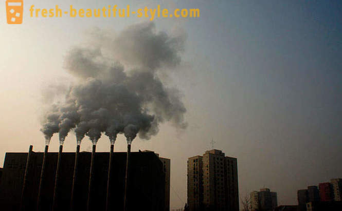 Niebezpiecznych poziomów zanieczyszczenia w Chinach