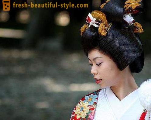 Japońskie fryzury dla dziewczyn. Tradycyjny japoński fryzura