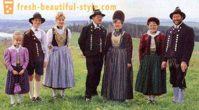 Niemieckie Stroje dla kobiet, mężczyzn i dzieci. odzież etnicznych