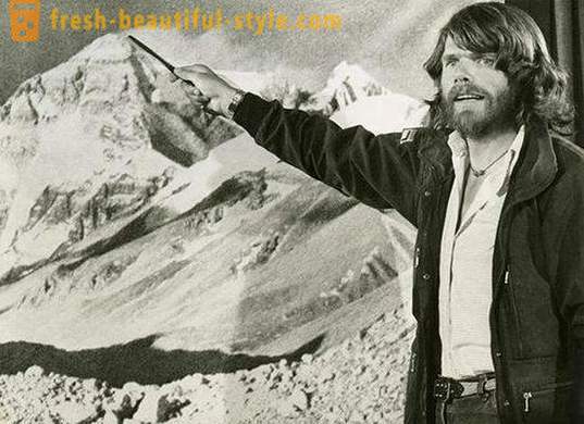 Alpinizm legenda Reinhold Messner: biografia