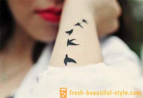 Gatunek Minimalizm: tatuaż w tym stylu
