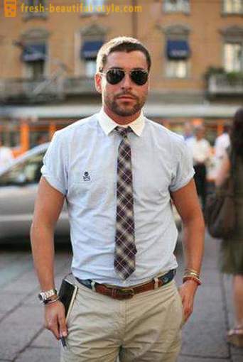 Tie koszulę z krótkimi rękawami w tej sprawie. Noszenie krawata płaszczem krótkim rękawem (zdjęcie). Mogę nosić krawat z koszuli z krótkimi rękawami na etykiecie?