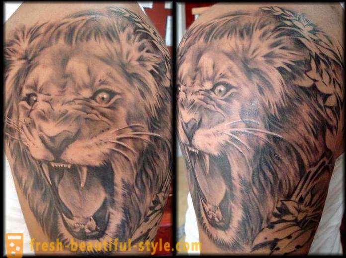 Znaczenie tatuirovki- „Lion” na ramieniu i innych części ciała
