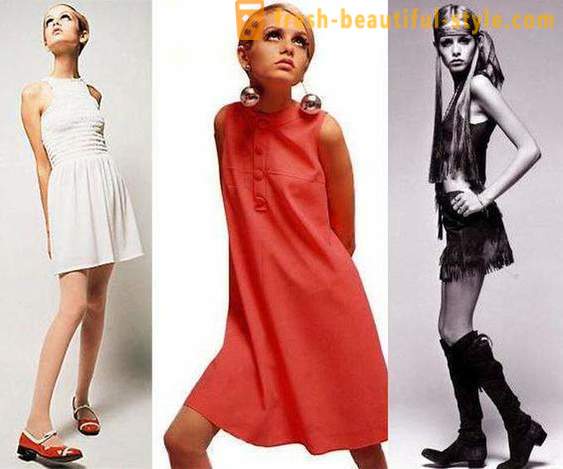 Sukienka w stylu lat 60-tych. ubrać model