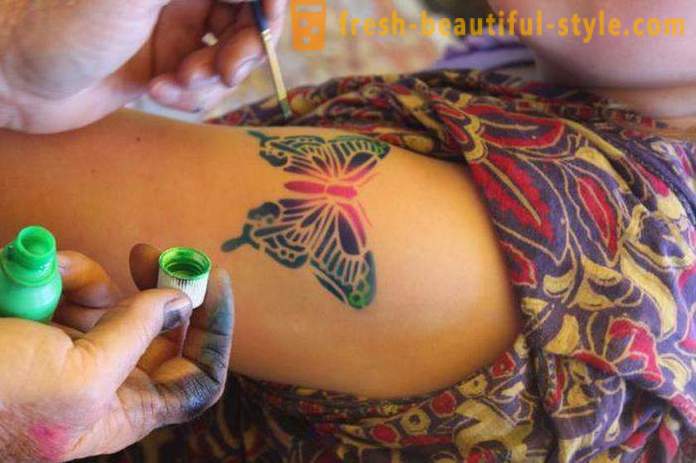 Tymczasowe tatuaże na 3 miesiące bez użycia henny i jego zastosowania