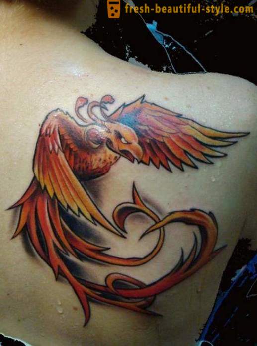 Phoenix - tatuaż, znaczenie, które mogą nie być w pełni zrozumiane