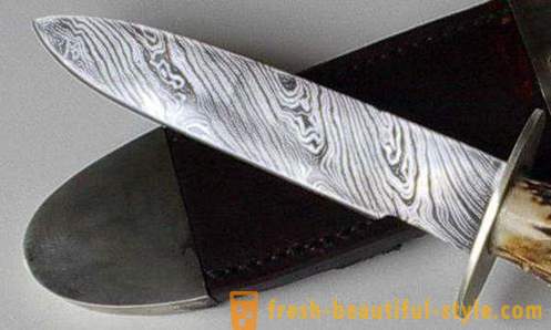Od Damascus nóż ze stali: podstawowych cech