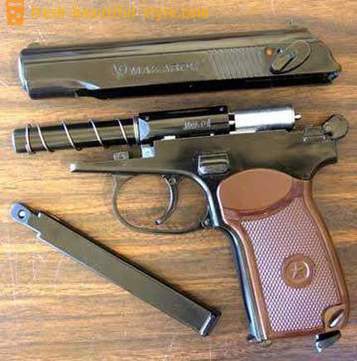 Pistolet pneumatyczny Makarov: Specyfikacje