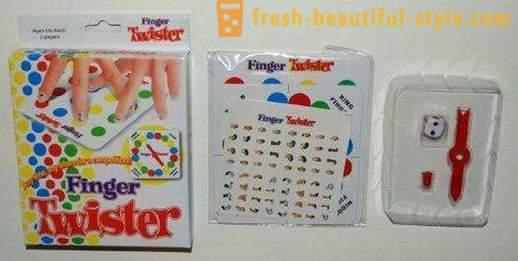 Rozrywki dla dzieci i dorosłych - palec Twister. Reguły gry