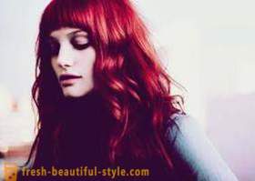 Crimson Kolor włosów: plusy i minusy