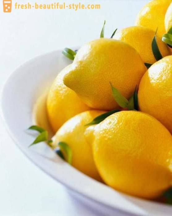 Cytryna dieta: schudnąć i pić
