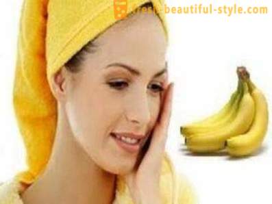 W domu salon kosmetyczny: zabiegi na twarz bananów